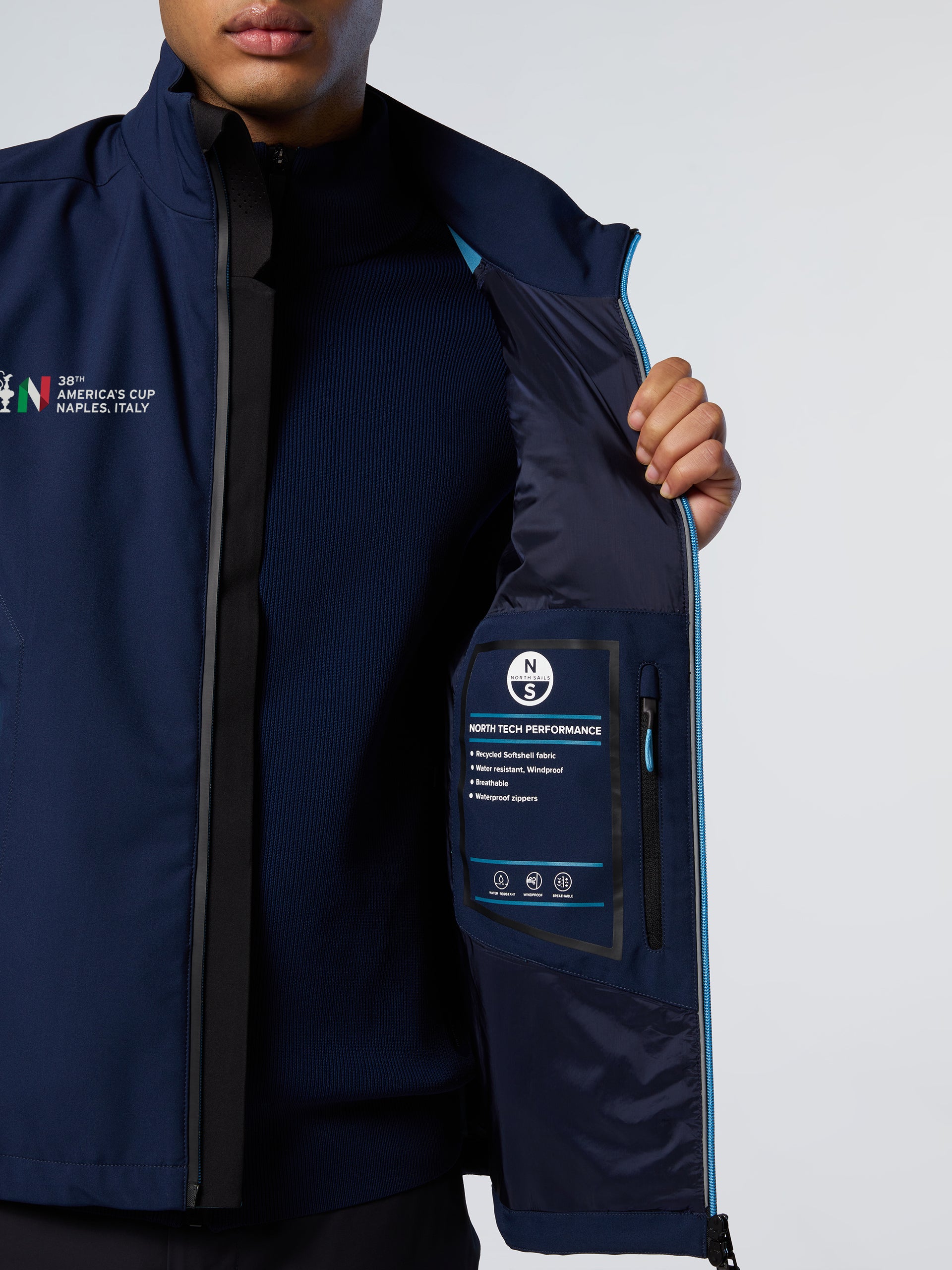 Gilet Marin Utility Collezione North Sails AC38 - Navy Blue