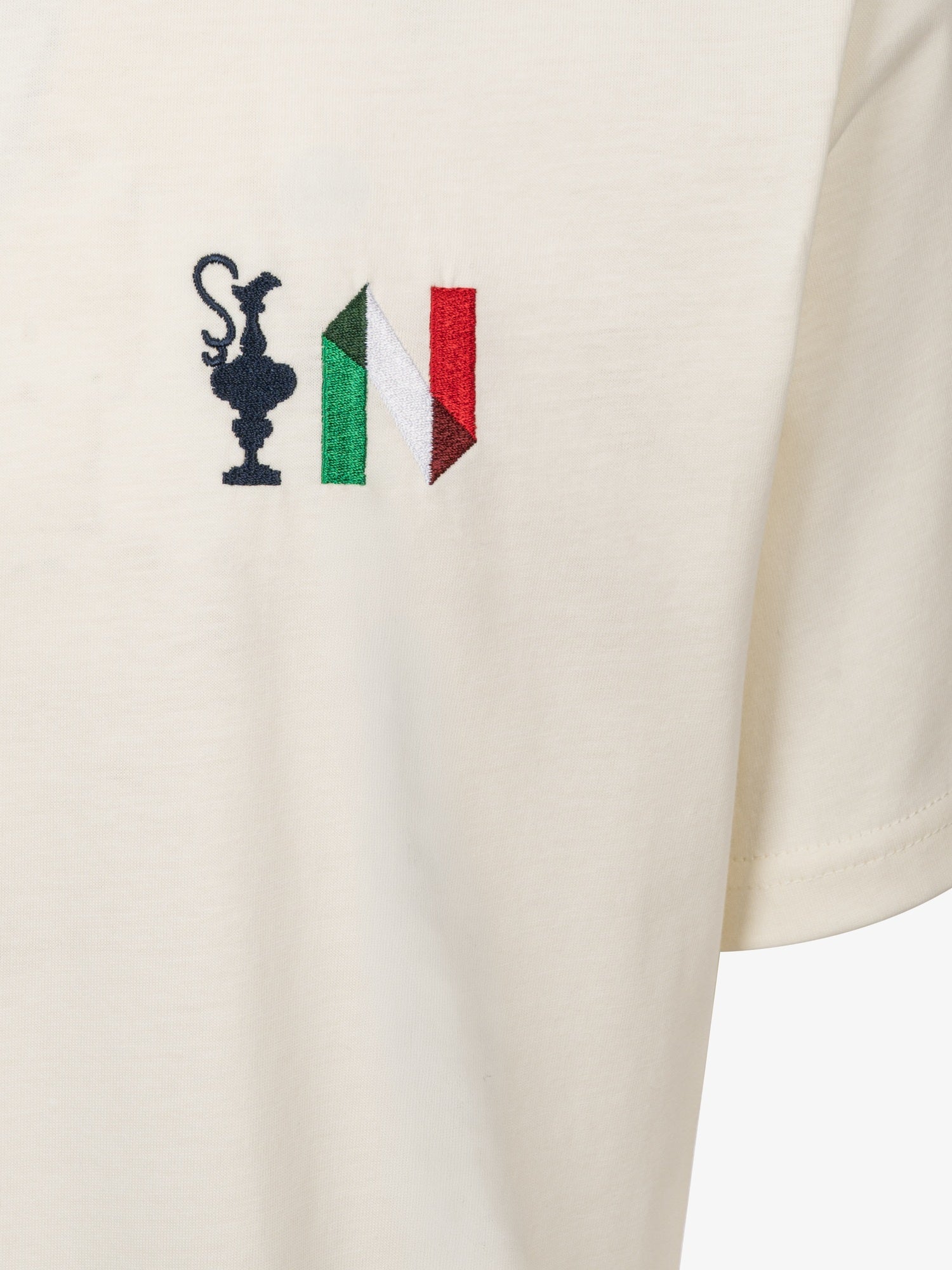 T-Shirt America's Cup 38 Road to Napoli, Off-White