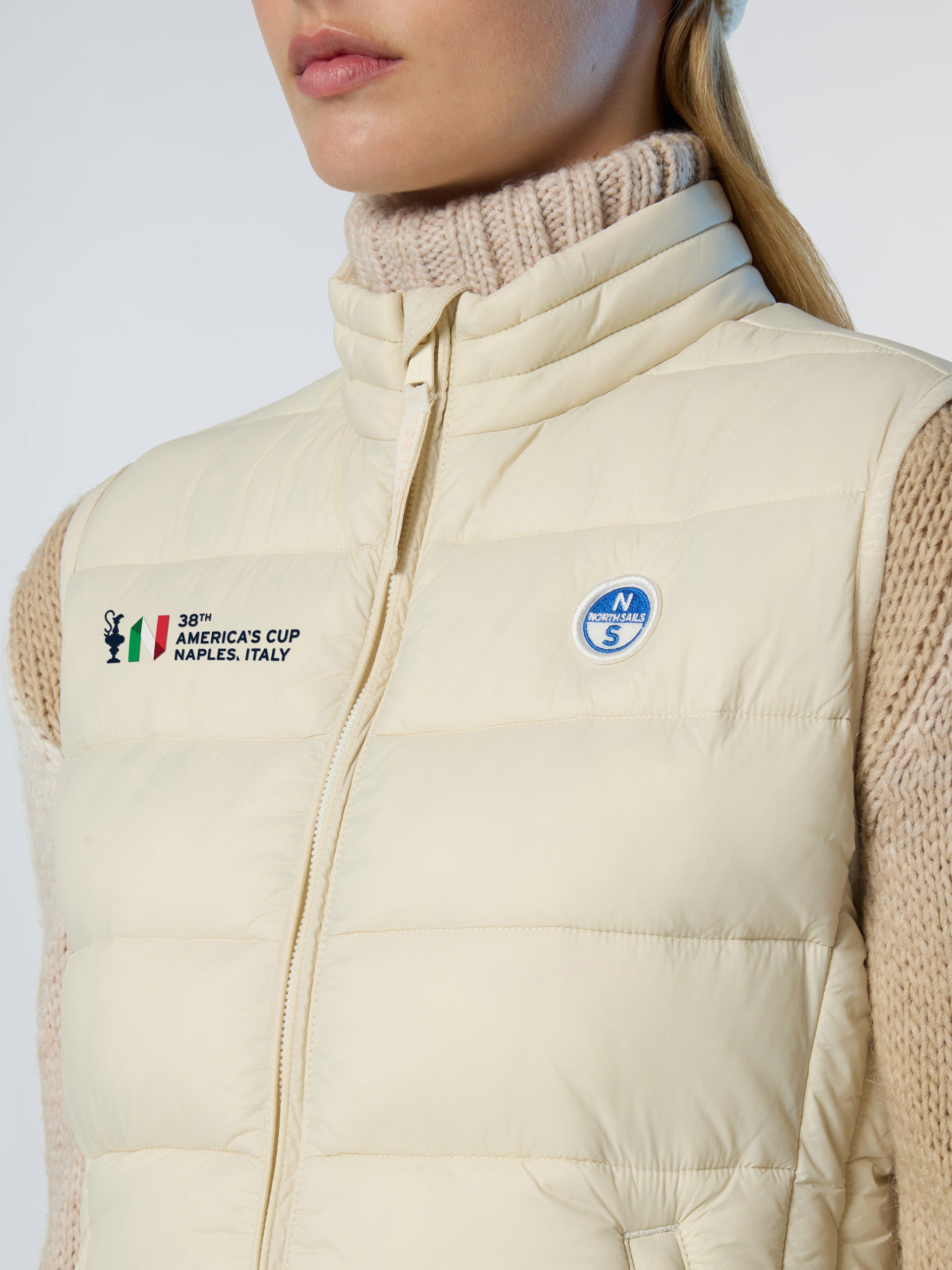 North Sails AC38 Collection Galia Vest, Women, Winter White