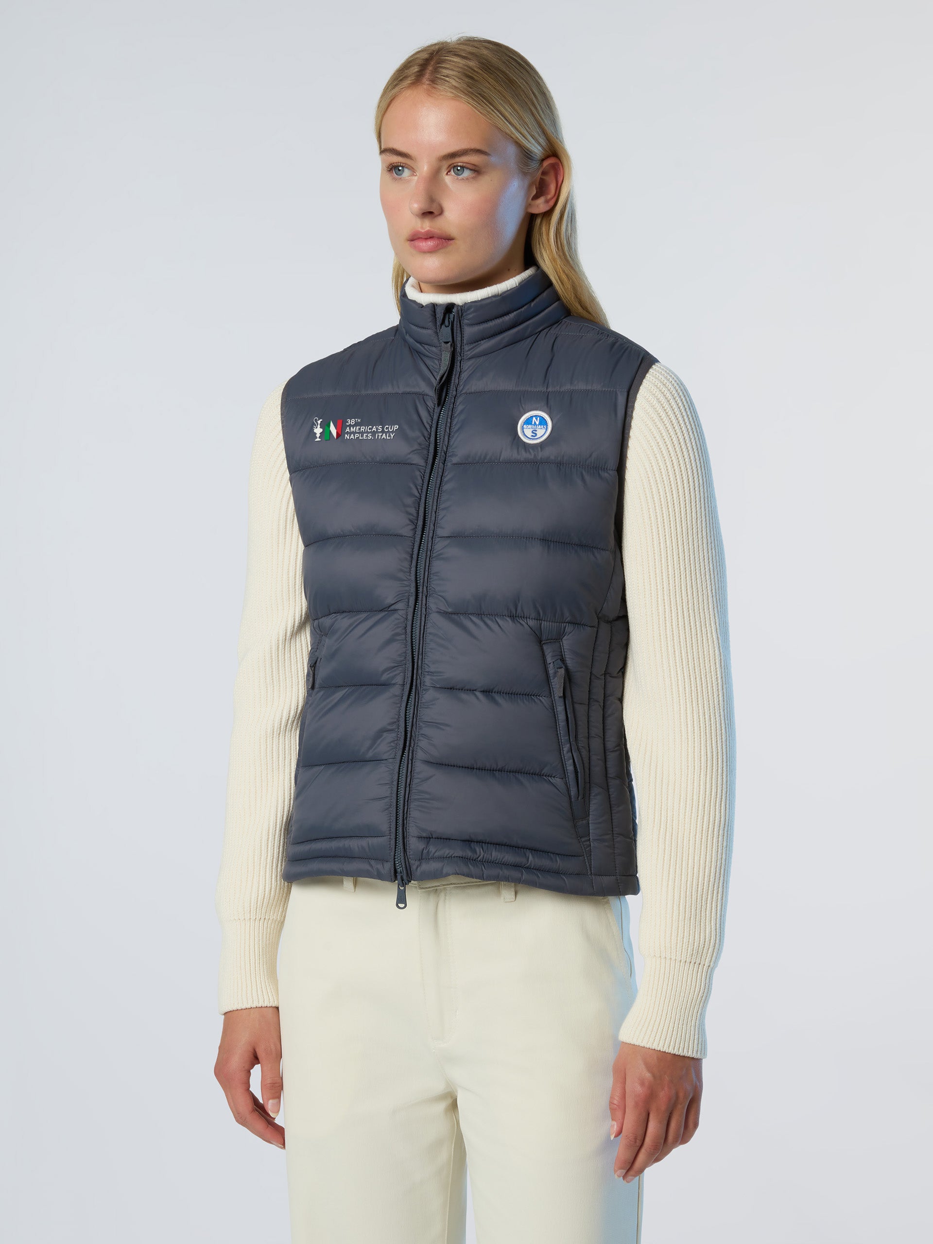 North Sails AC38 Collection Galia Vest, Women, Dark grey