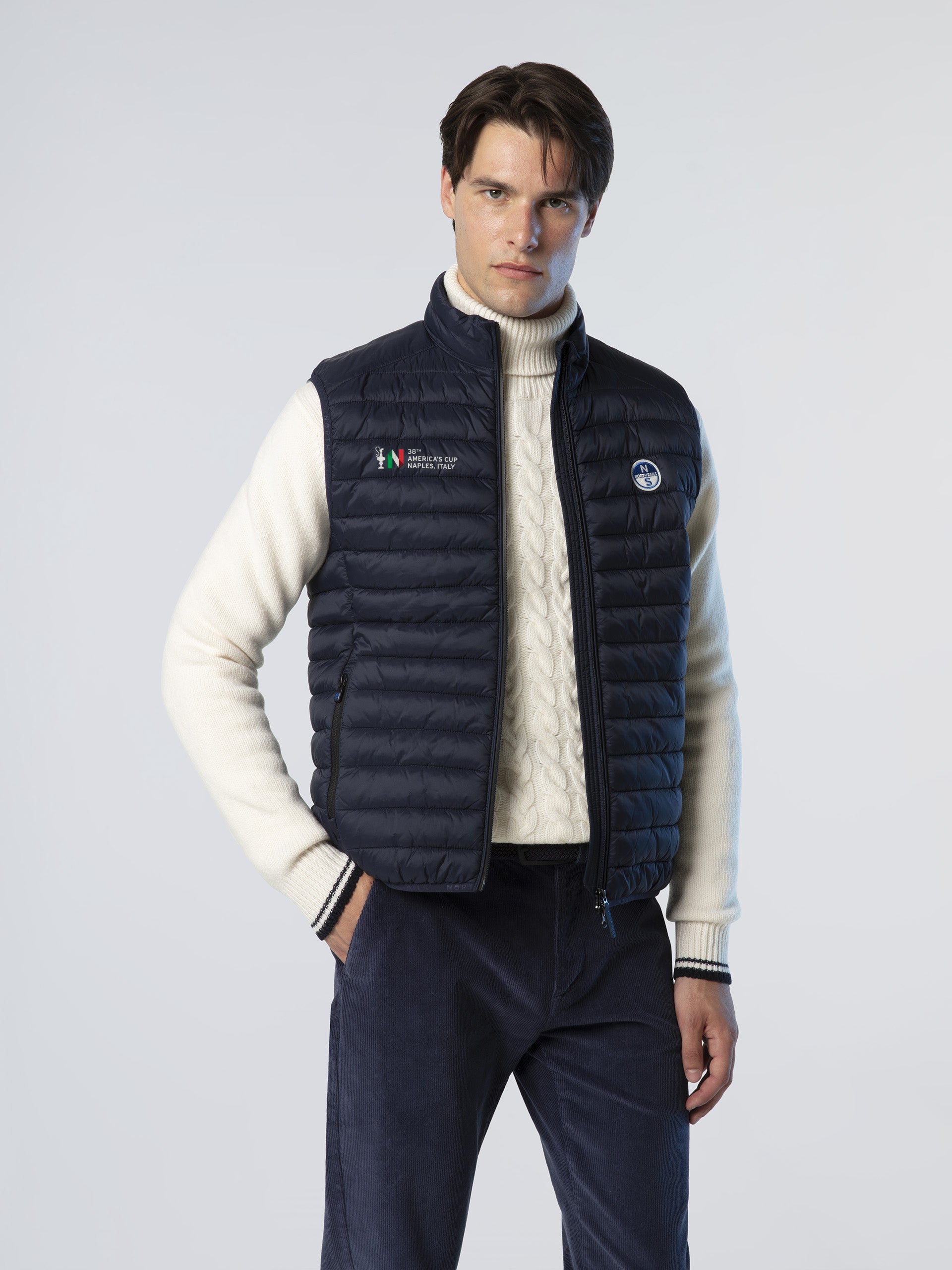 Zephyr Ultralight Vest North Sails AC38 Collection, Navy Blue