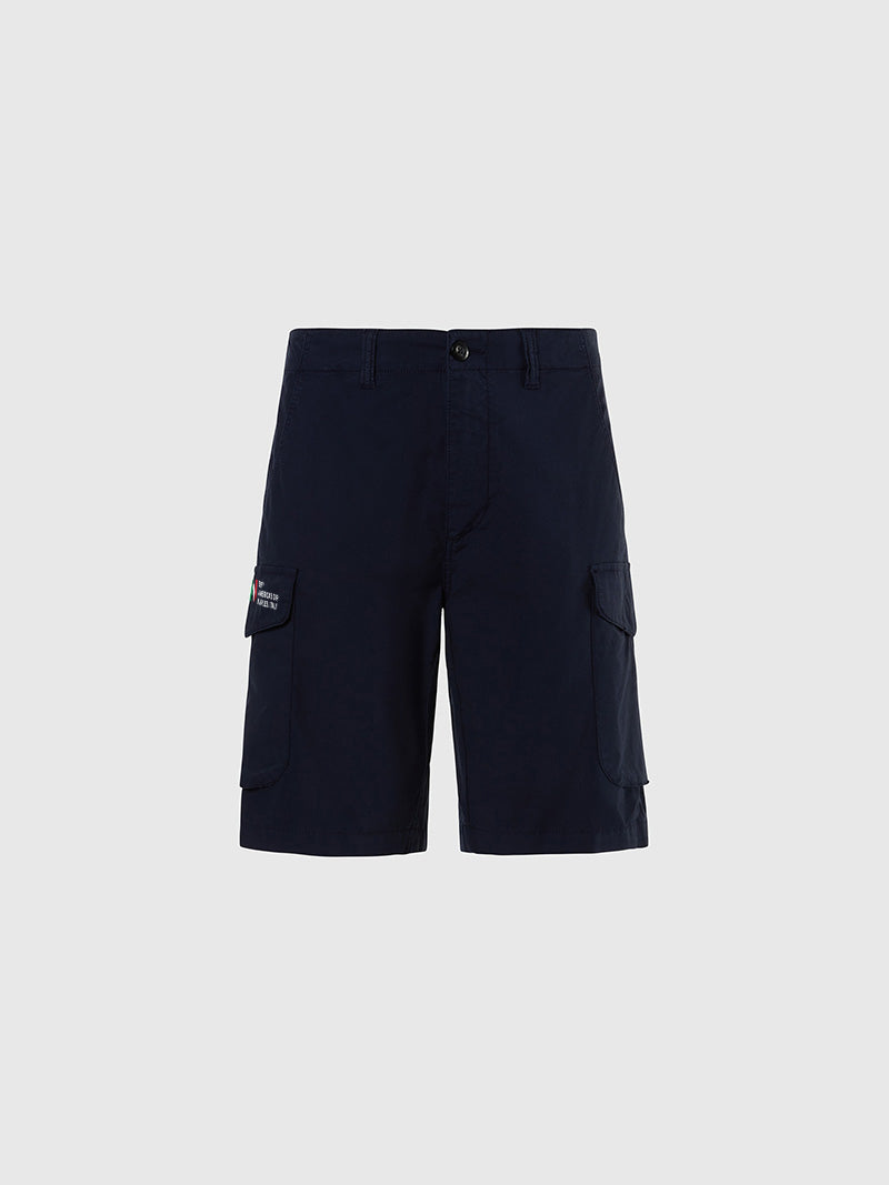 Regular Fit Cargo Short Trouser North Sails AC38 Collection, Navy Blue
