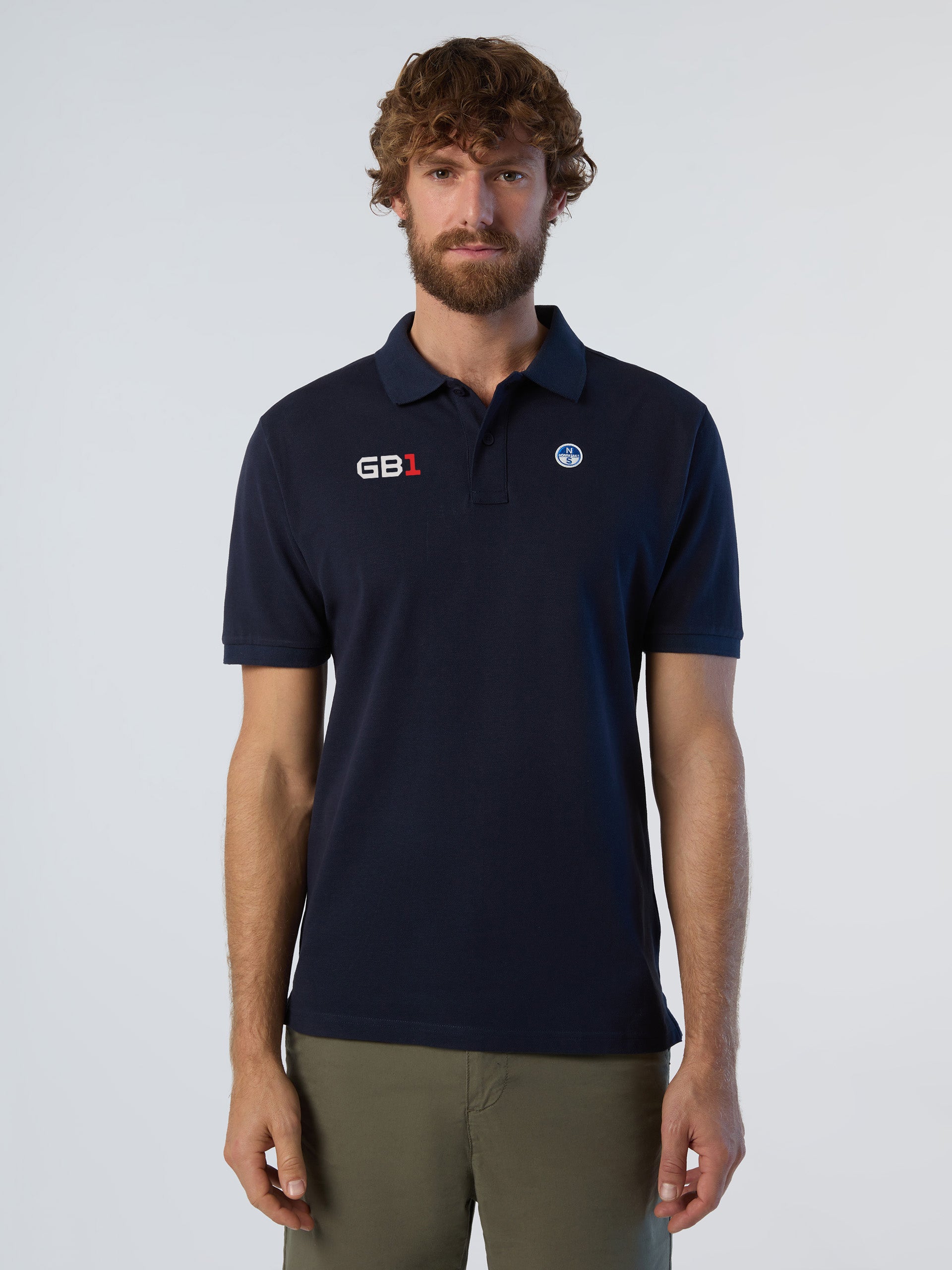 Polo Basic a Maniche Corte North Sails GB1 - Navy Blue (Blu Navy)