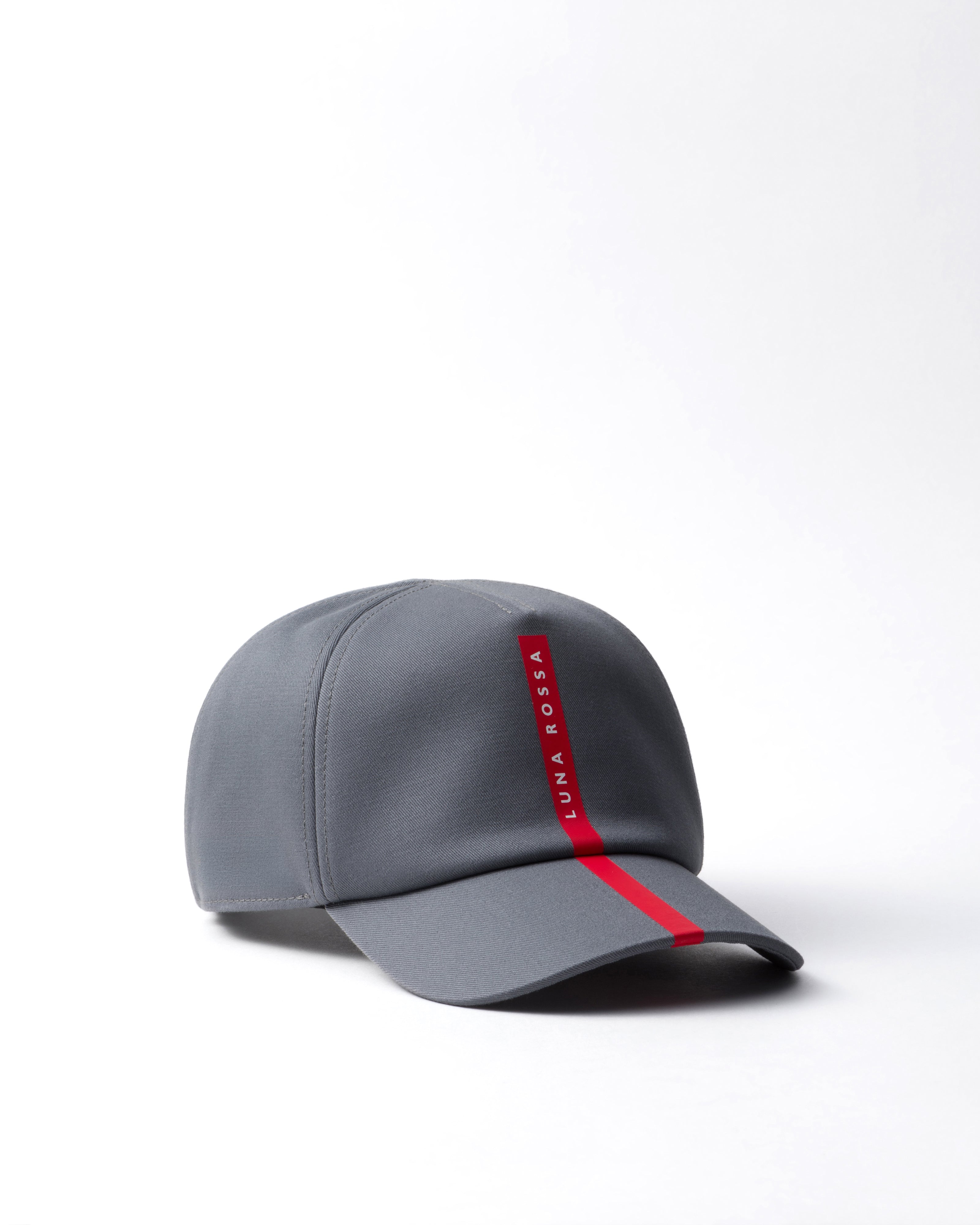 Prada Luna Rossa Cappello Drill Cotone Acciaio Uomo