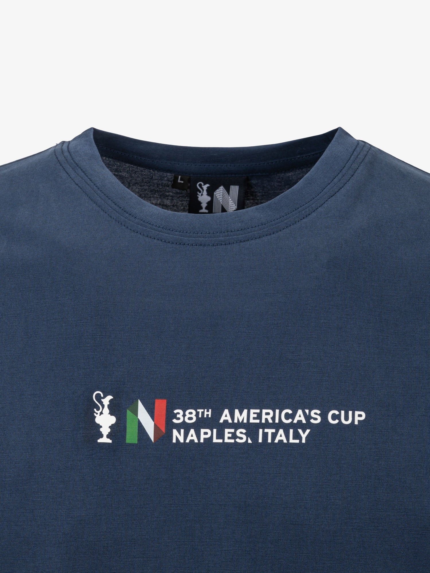 America's Cup 38 Road to Napoli Modal T-Shirt , Navy Blue