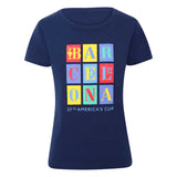 37th America's Cup Women's Bright Square T-Shirt