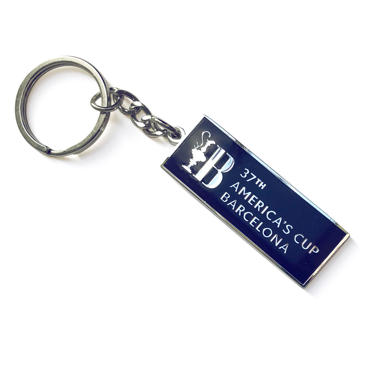 37th America's Cup Text Key Ring