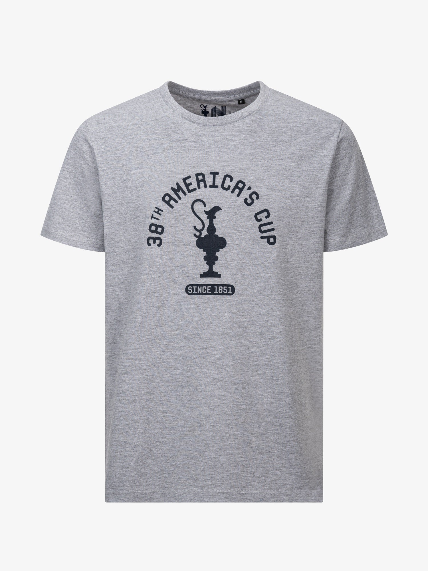 T-shirt America's Cup 38 SINCE1851, Grigio