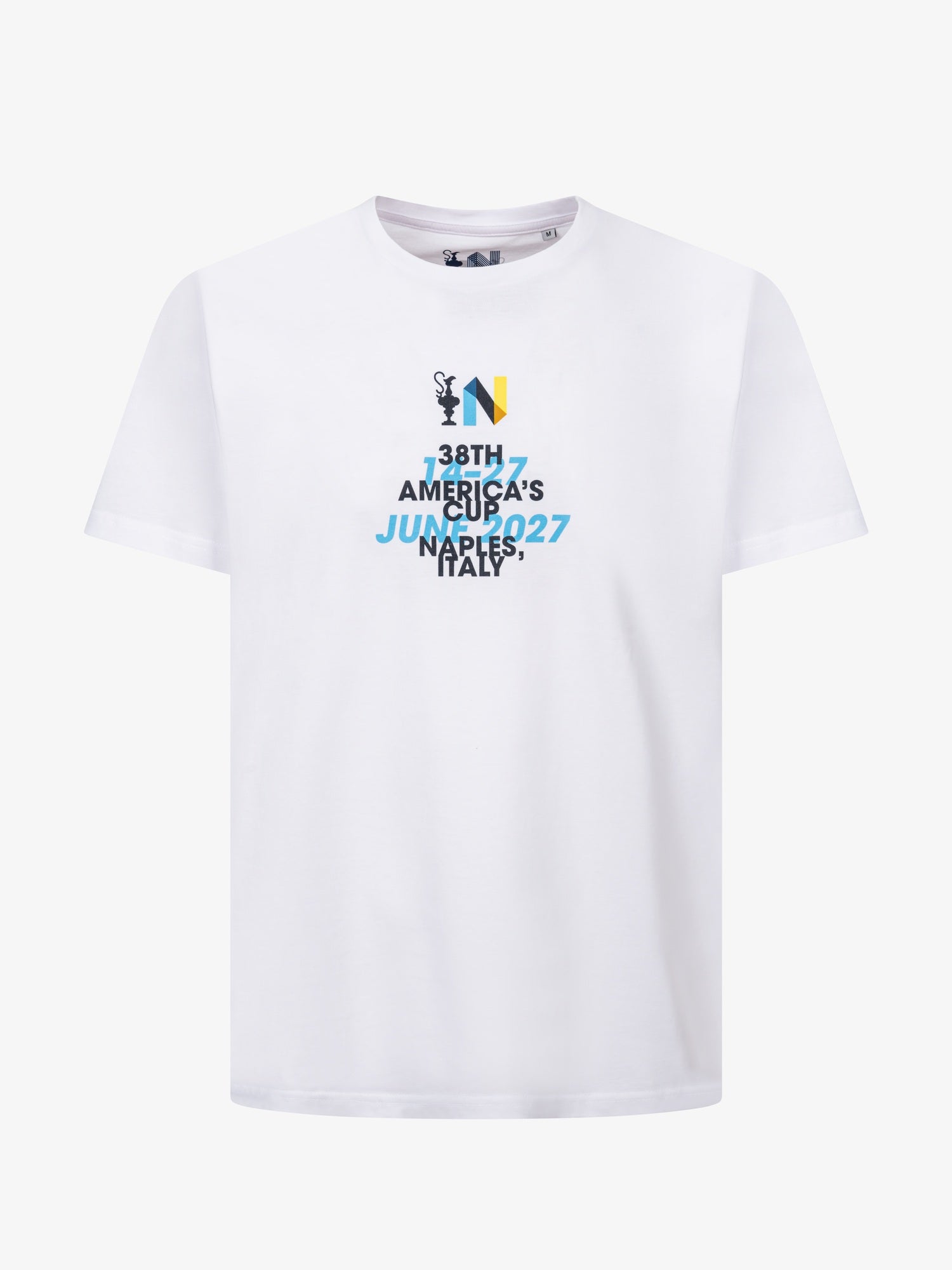 T-shirt America's Cup 38 JUNE 2027, Bianca