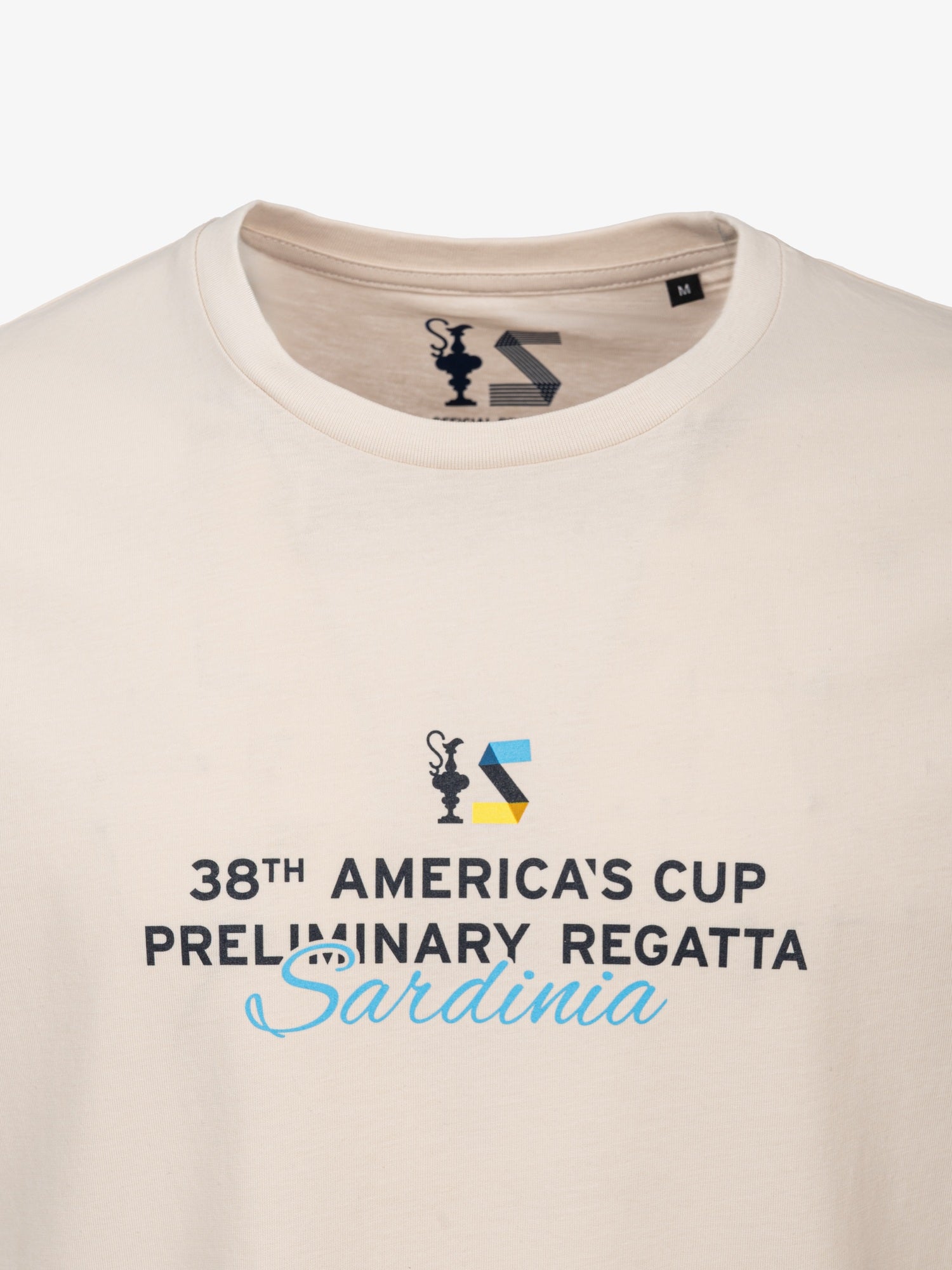 T-shirt America's Cup Sardinia Edition, Off-White