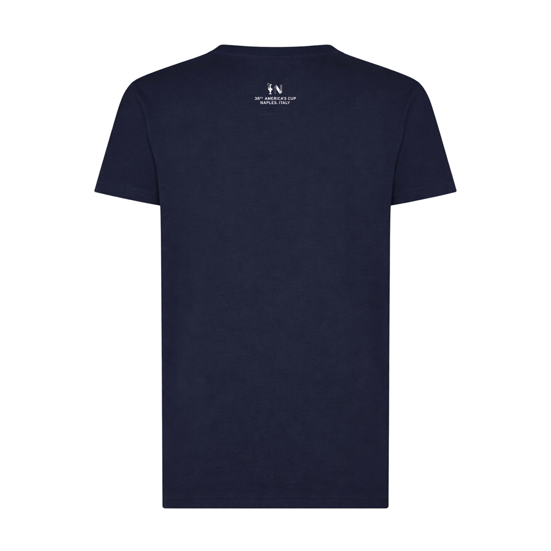 T-shirt America's Cup 38 JUNE 2027, Navy Blue