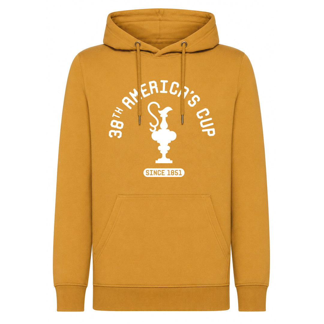 Felpa America's Cup 38 SINCE1851, Mostarda