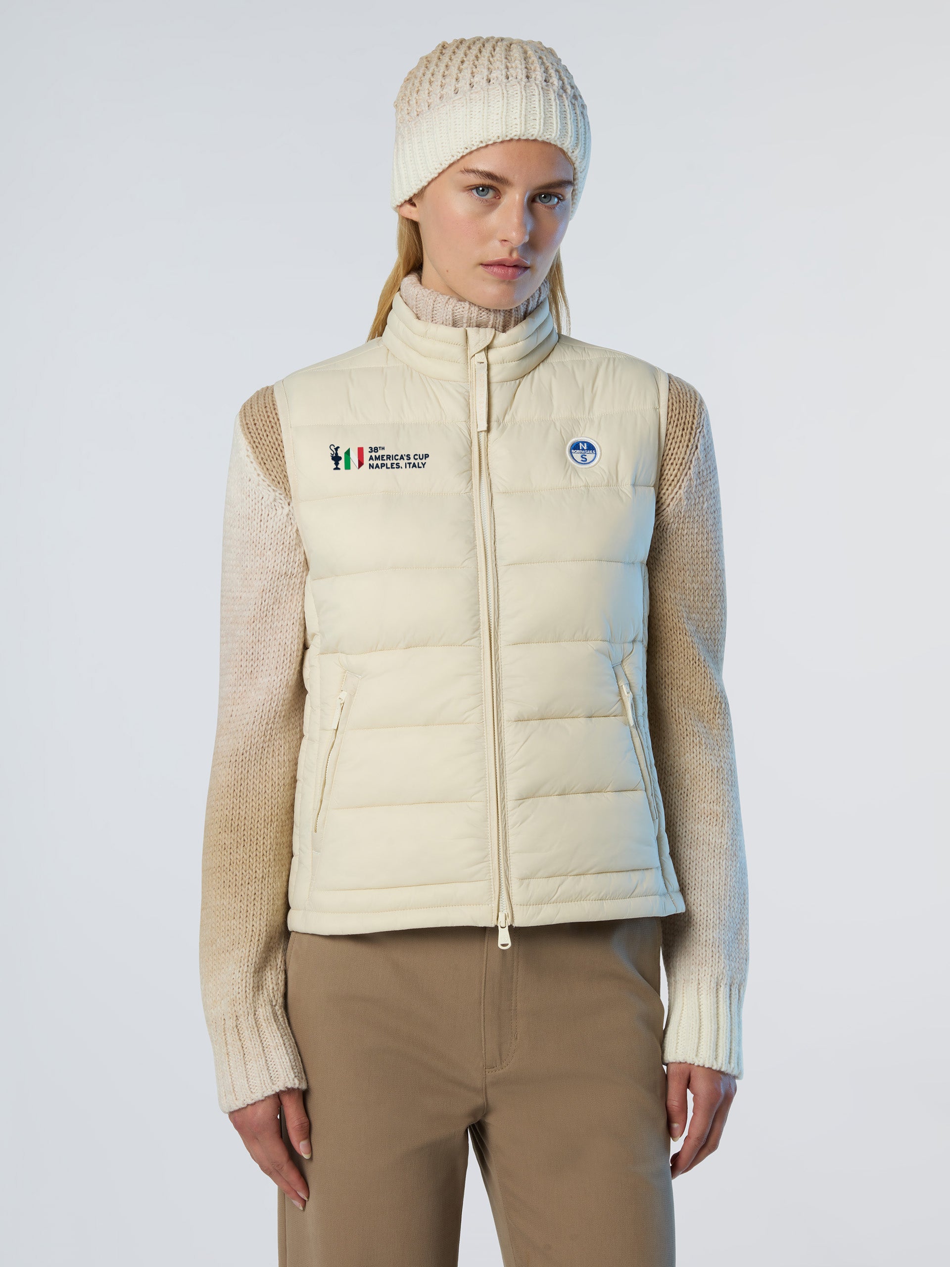 North Sails AC38 Collection Galia Vest, Women, Winter White