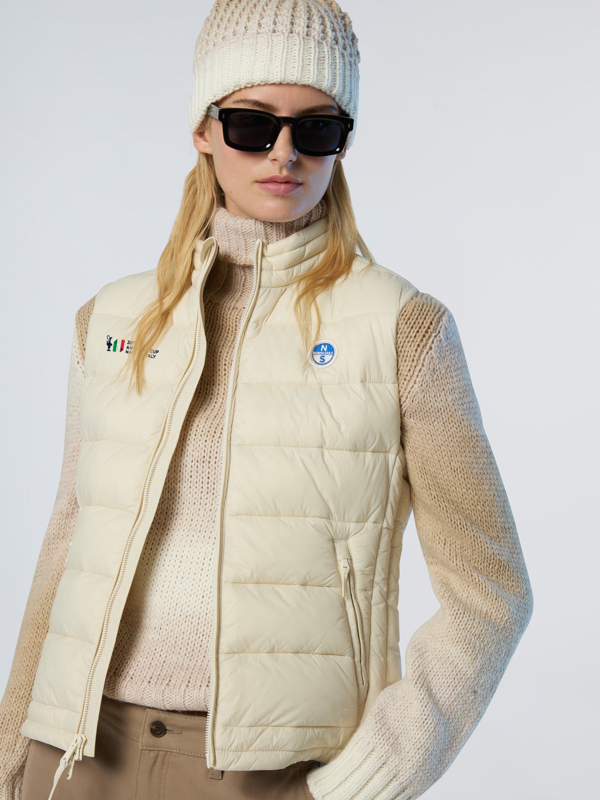 North Sails AC38 Collection Galia Vest, Women, Winter White