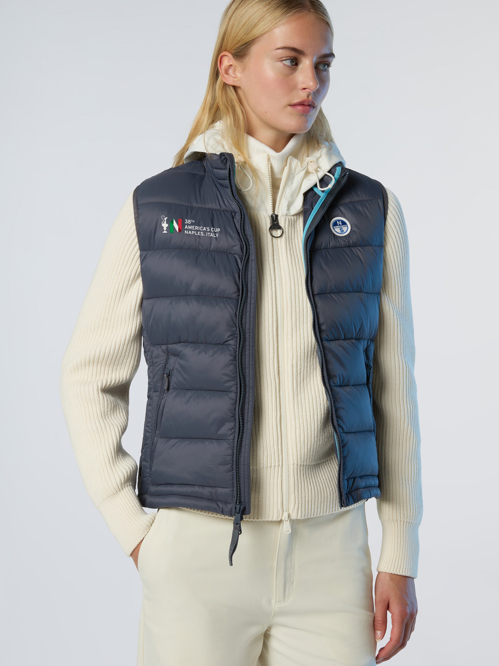 North Sails AC38 Collection Galia Vest, Women, Dark grey