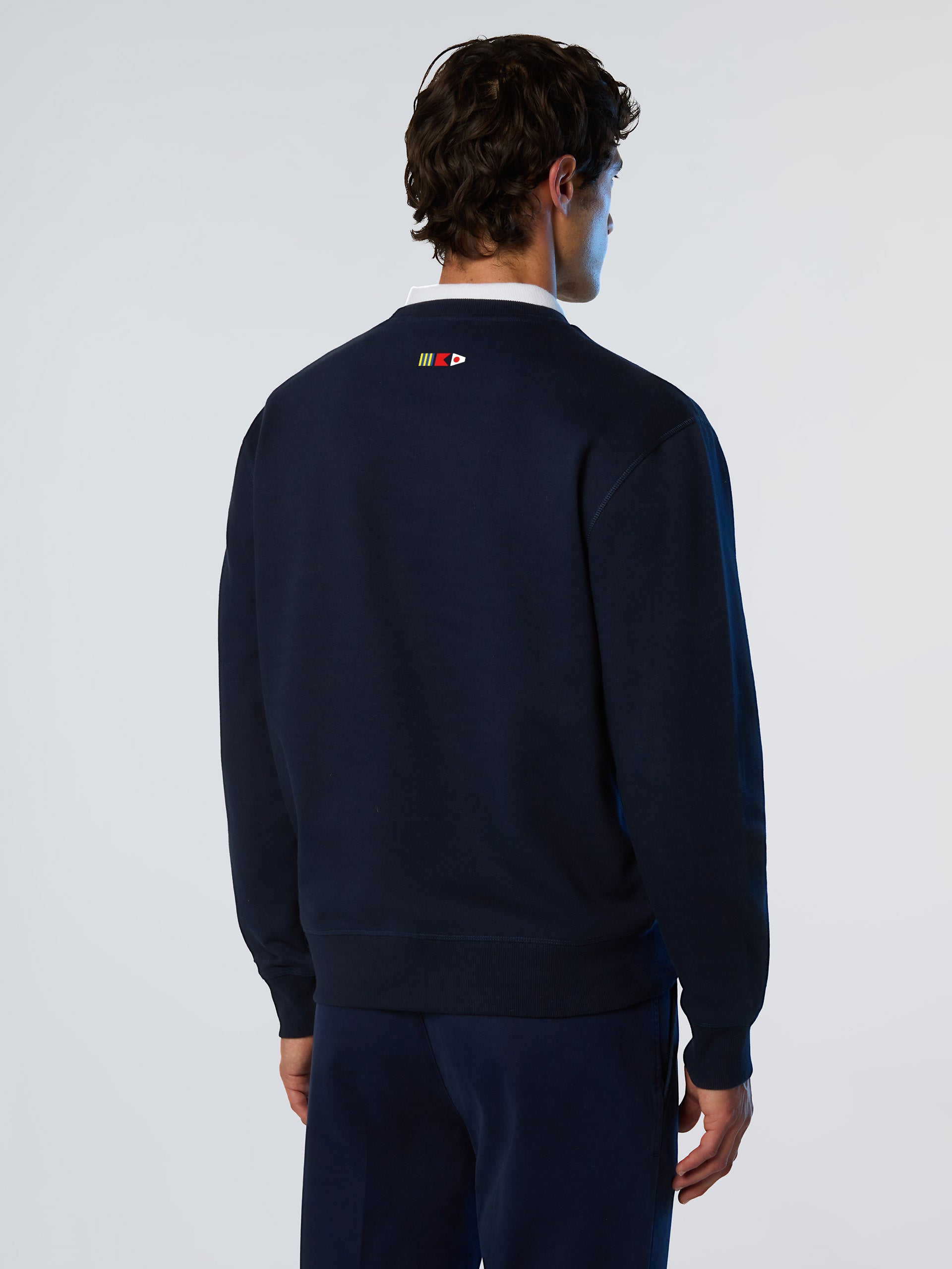 Maglia Girocollo con Logo North Sails GB1, Navy Blue