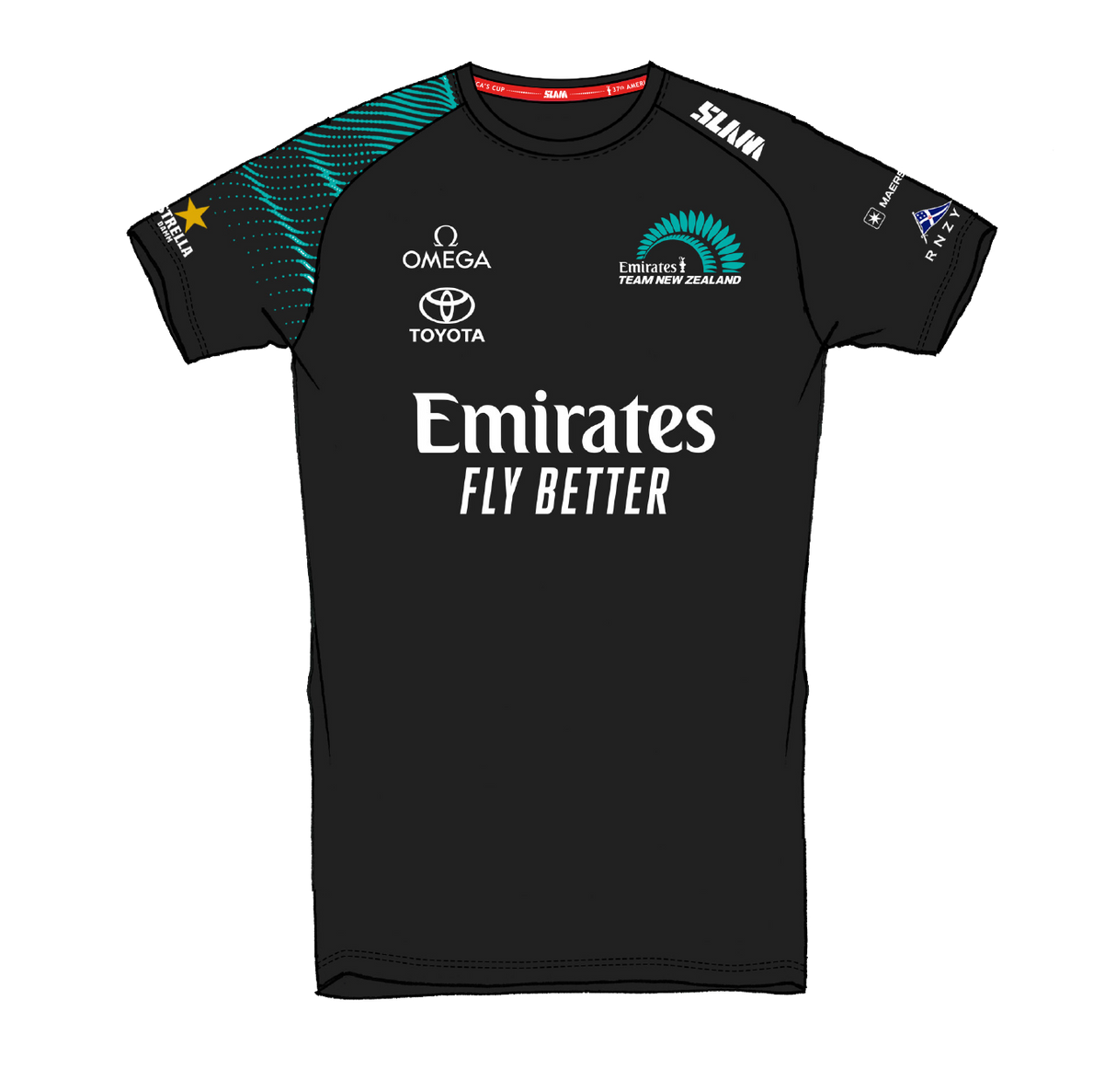 SLAM Emirates Team New Zealand Sunblock T-Shirt