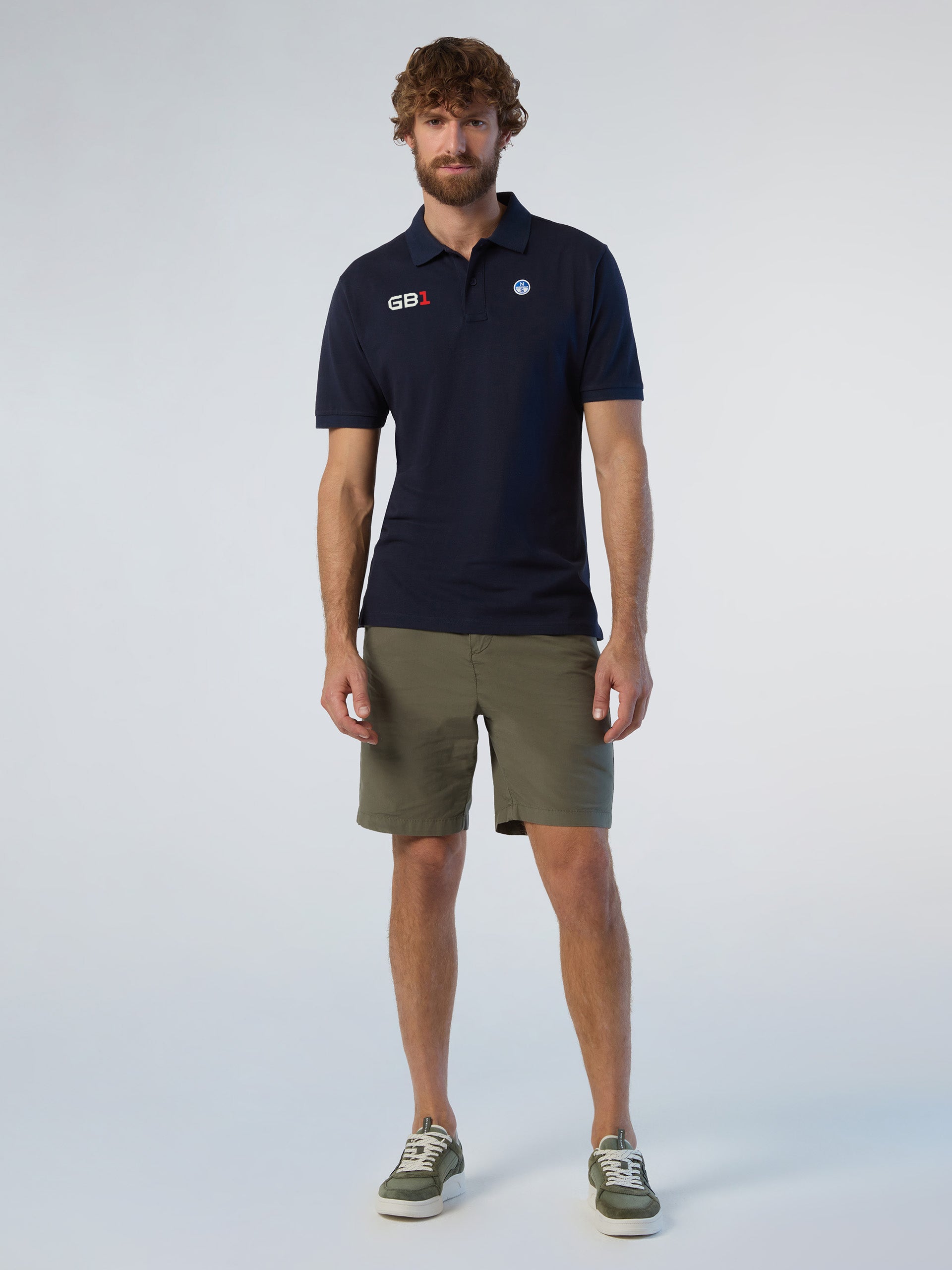 Basic Polo Short Sleeve  North Sails GB1  Navy Blue