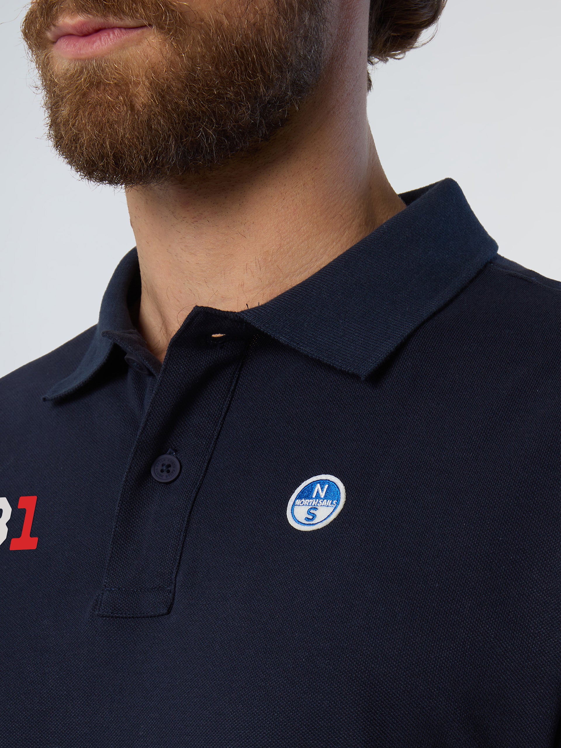 Polo Basic a Maniche Corte North Sails GB1 - Navy Blue (Blu Navy)