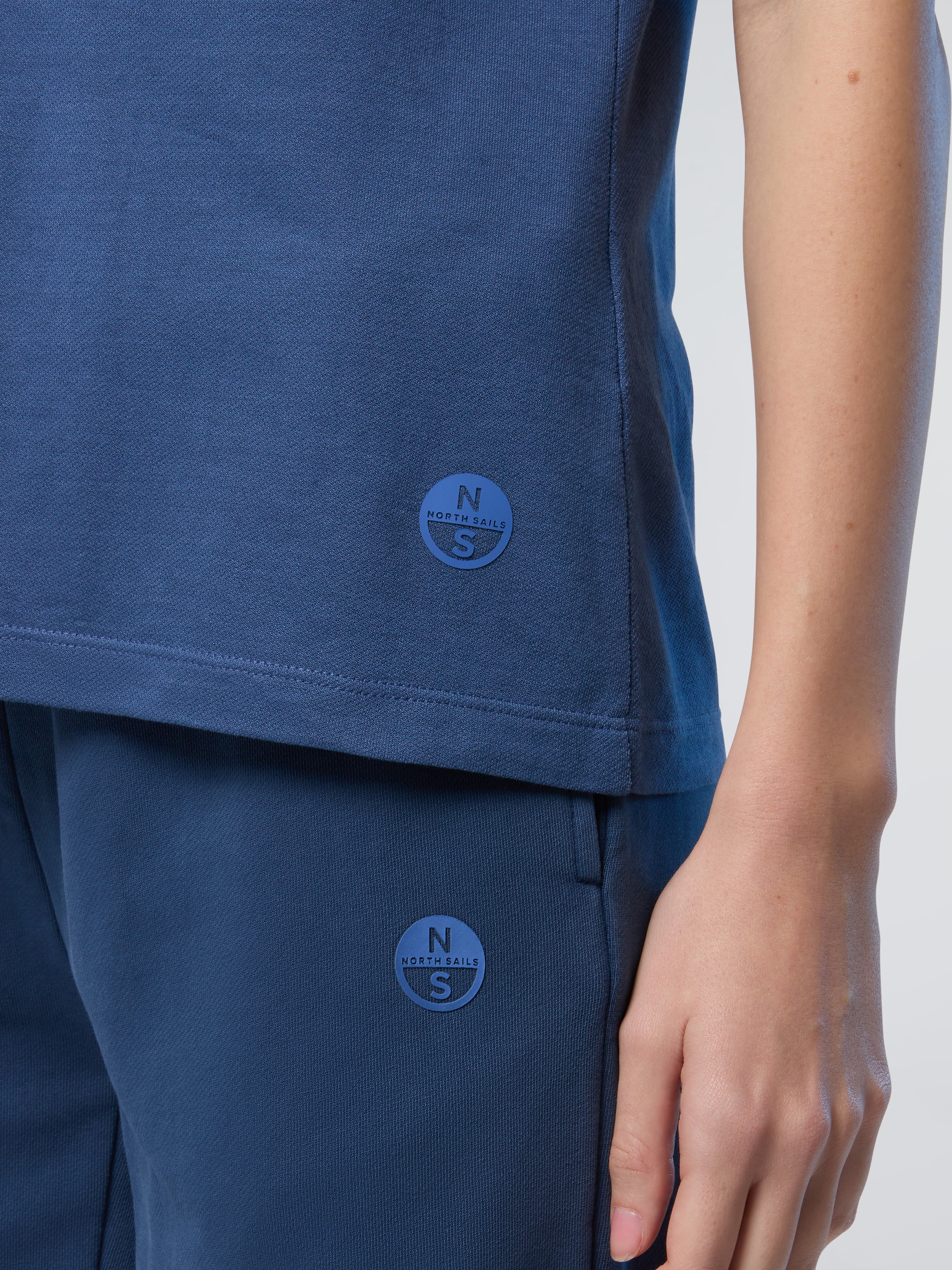 North Sails AC38 Collection Polo with logo, Women, Dark Denim