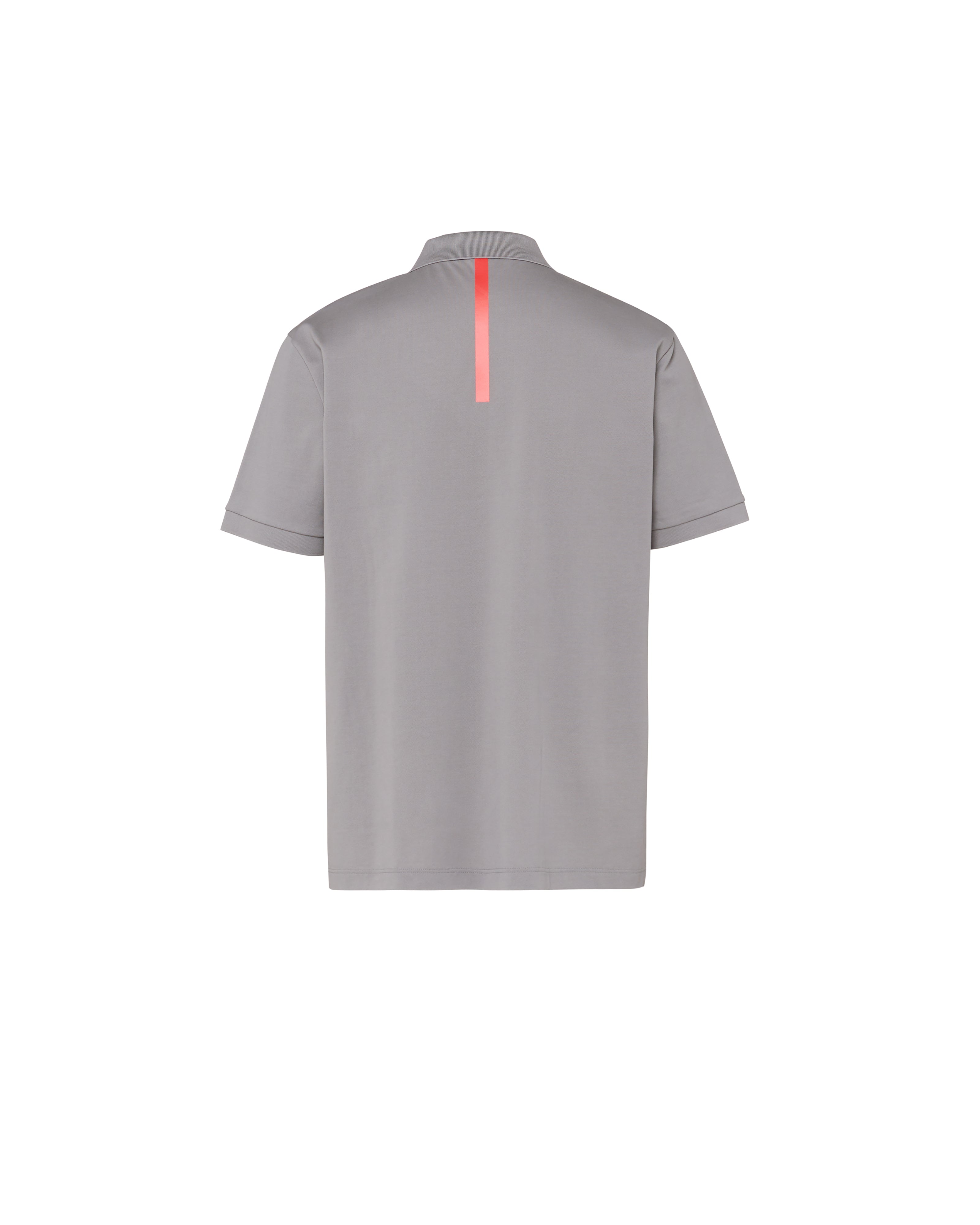 Prada Luna Rossa Men's Piqué Jersey, Grey
