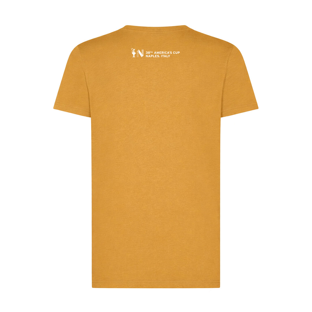 T-shirt America's Cup 38 SINCE1851, Mostarda