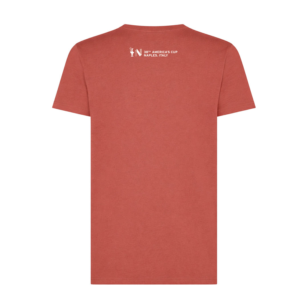 T-shirt America's Cup 38 SINCE1851, Rossa