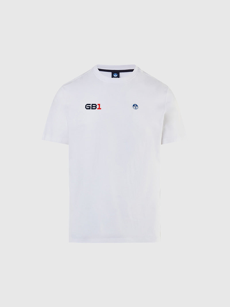 T-shirt a Maniche Corte Basic Bollo North Sails GB1, Bianco