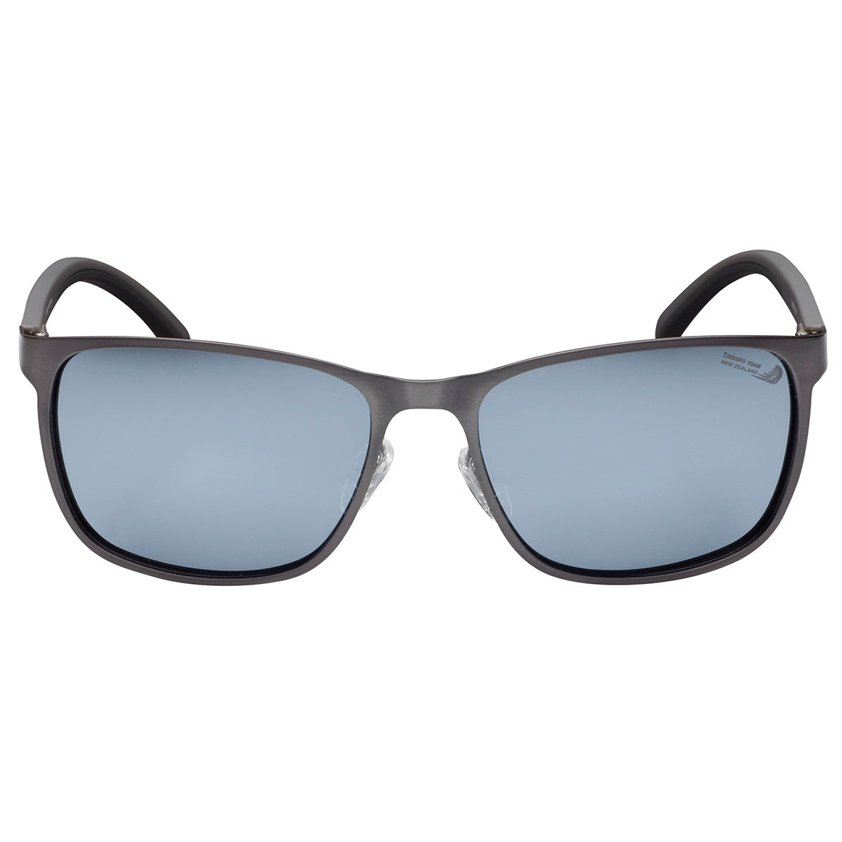 Stainless Steel Black Frame/Polarised Lens/Silv Grey Mirror